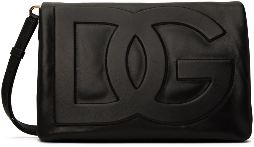Kabelka Dolce & Gabbana Shoulder Bag With Embossed Logo Čierna | BB7550 AF984, 0