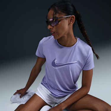 Tričko Nike Dri-FIT One Swoosh Short-Sleeve Running T-Shirt Fialová | HJ2204-533, 1