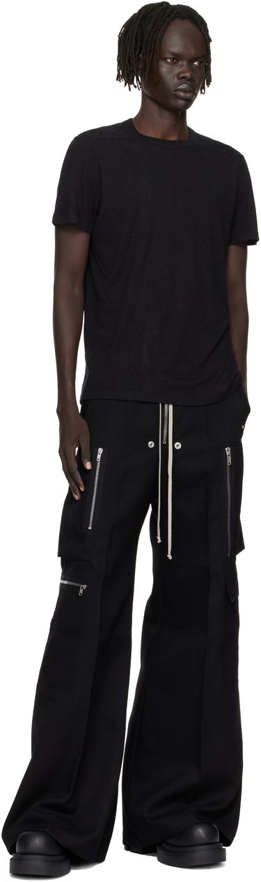 Tričko Rick Owens Rick Owens Concordians Short Level T-Shirt Čierna | RU02E1265 JR, 3