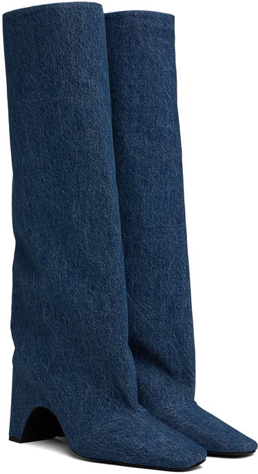 Tenisky a topánky Coperni Tall Denim Boots Modrá | COPSH03252, 3