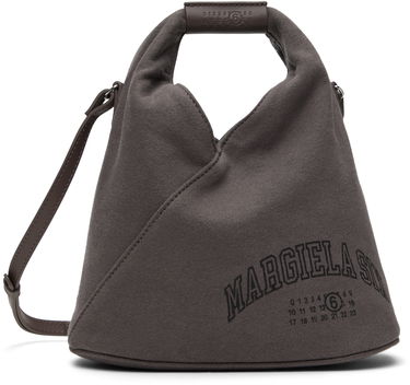 Taška cez rameno Maison Margiela MM6 Maison Margiela Sweat Varsity Print Crossbody Bag Šedá | SB6WD0026 P7261, 0