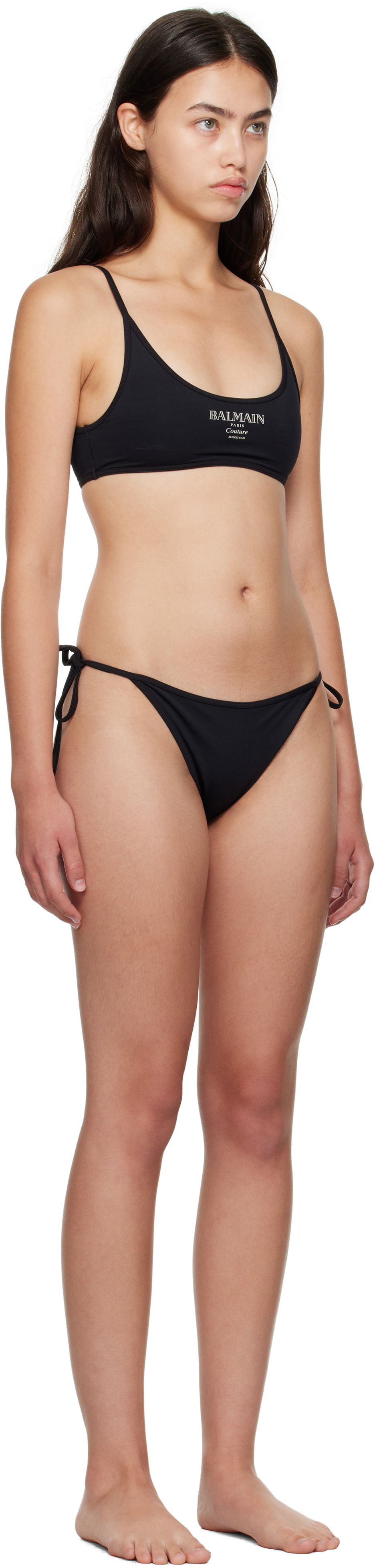 Plavky Balmain Balmain 'Couture' Bikini Čierna | BKBS22430, 1