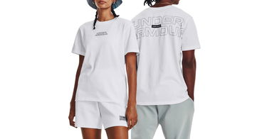 Tričko Under Armour OUTLINE HEAVYWEIGHT TEE Biela | 1379109-100, 1