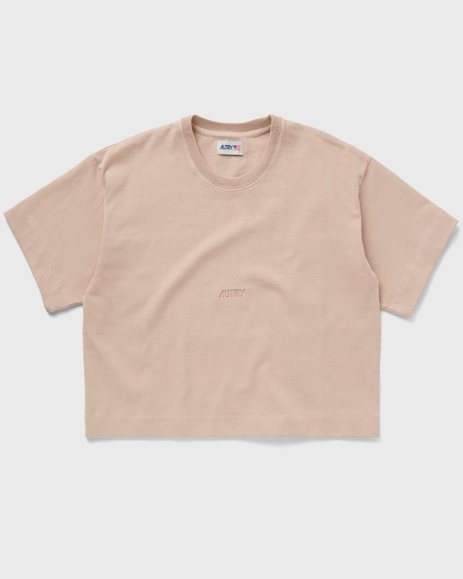 Crop Top Autry Women's Cropped T-Shirt Béžová | TSPW581R, 0