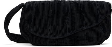 Taška cez rameno Collina Strada Collina Strada Pleated Caterpillar Messenger Bag Čierna | XX9023, 0