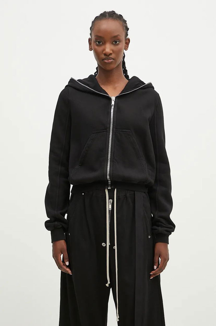 Mikina Rick Owens Hoodie Čierna | DS02D2246.FEP1