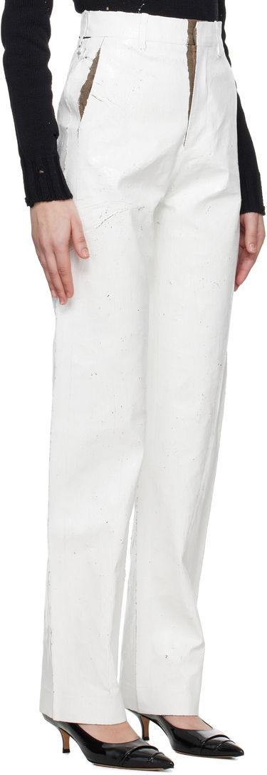 Nohavice Maison Margiela MM6 Maison Margiela Tailoring Trousers Biela | S62KB0224 M35437, 1