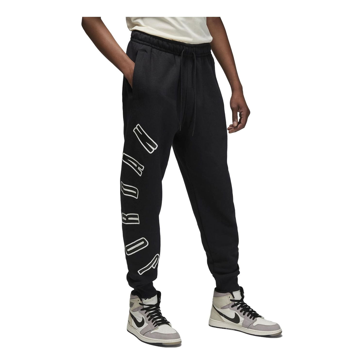 Tepláky Jordan Jordan Flight MVP Fleece Sweatpants Čierna | FB7028-010, 0