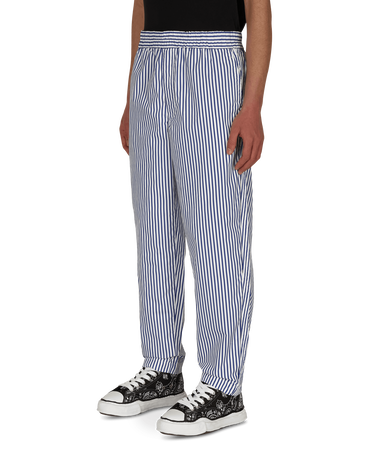 Nohavice Comme des Garçons Stripe Trousers Navy | FG-P008-SS21 1, 2