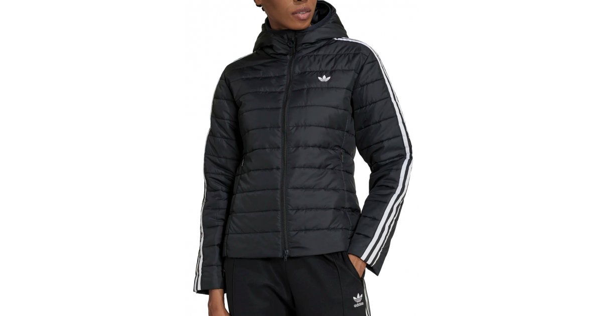 Bunda adidas Originals Hooded Premium Slim Čierna | hm2612, 1