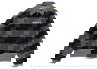 Checked Wool-Blend Jacket