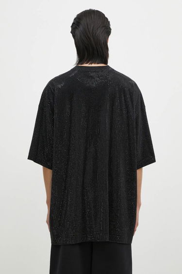Tričko VETEMENTS Iced-Out Oversized T-Shirt Čierna | UA66TR900B, 2
