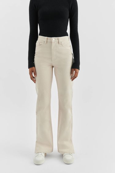 Džínsy AXEL ARIGATO Ryder Flared Jeans Béžová | A0907005, 2