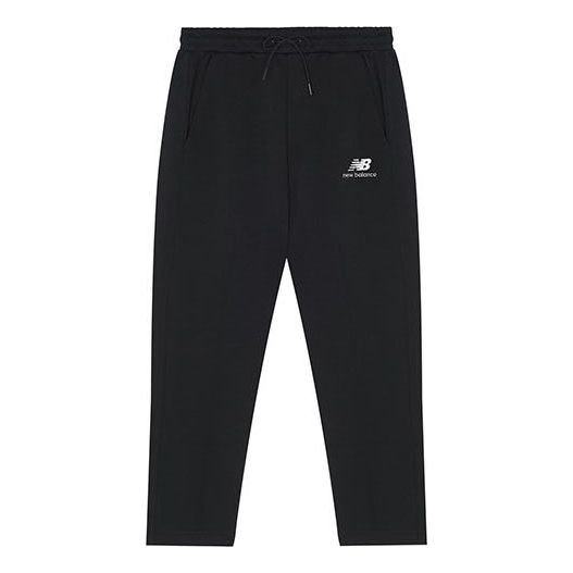 Tepláky New Balance Essentials Stacked Logo Sweatpants Čierna | AMP13390-BK