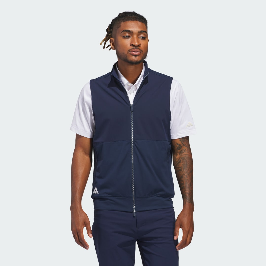 Vesta adidas Performance Ultimate365 Tour Full-Zip Vest Navy | IK3061, 0