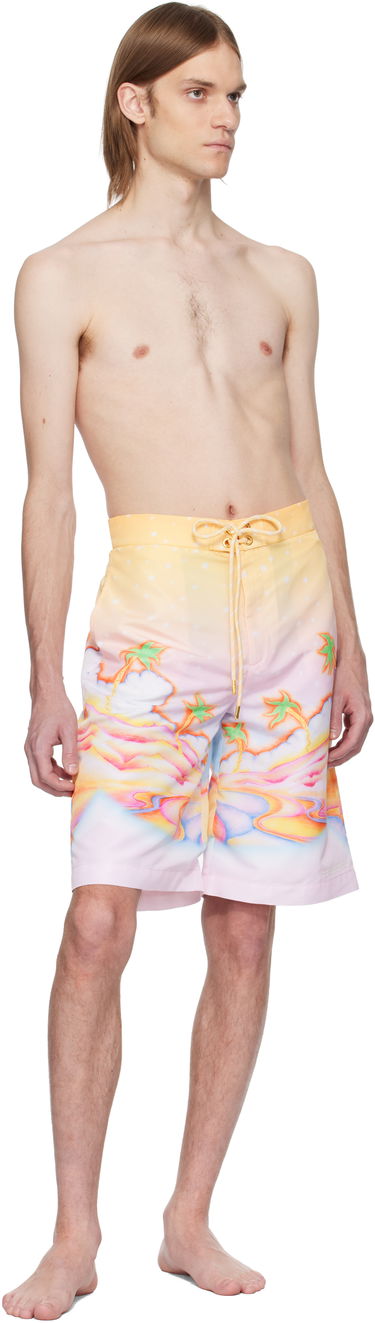 Plavky Casablanca Casablanca Psychedelic Nirvana Swim Shorts Rôznofarebný | MS25-SWM-049-01, 3