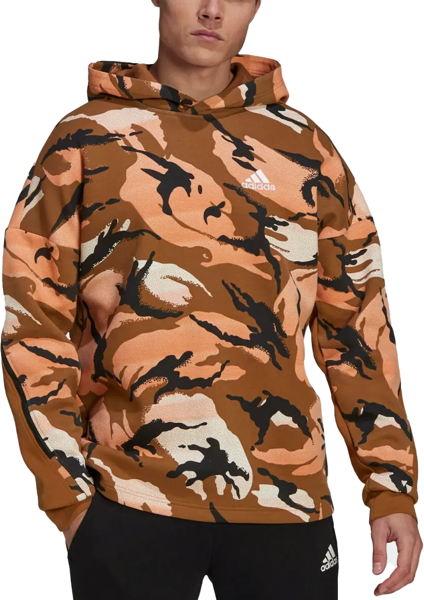 Mikina adidas Originals Street Hoodie AOP Hnedá | gq2911, 0