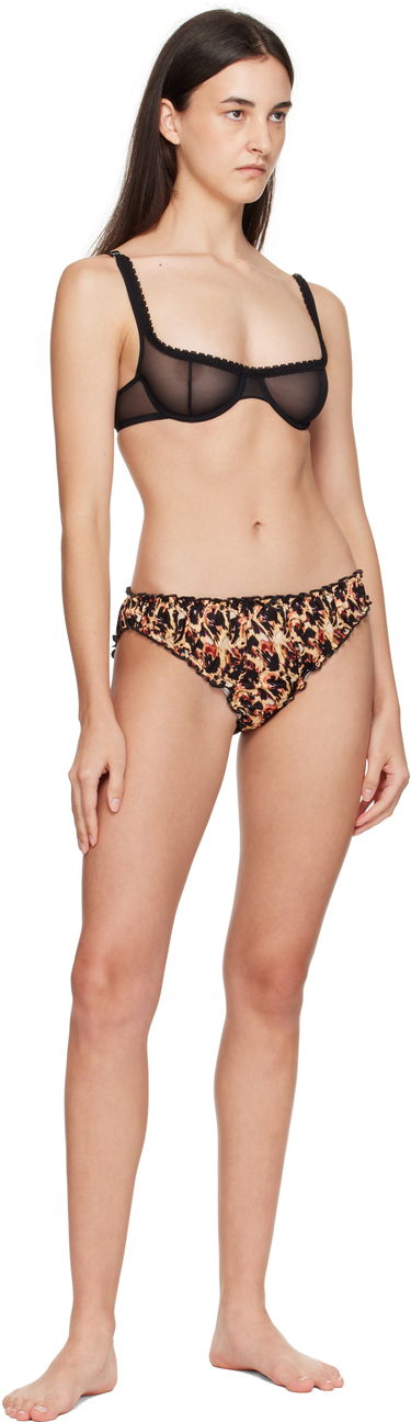 Nohavičky Collina Strada Collina Strada Leopard Peony Magnolia Briefs Hnedá | XX6036, 3