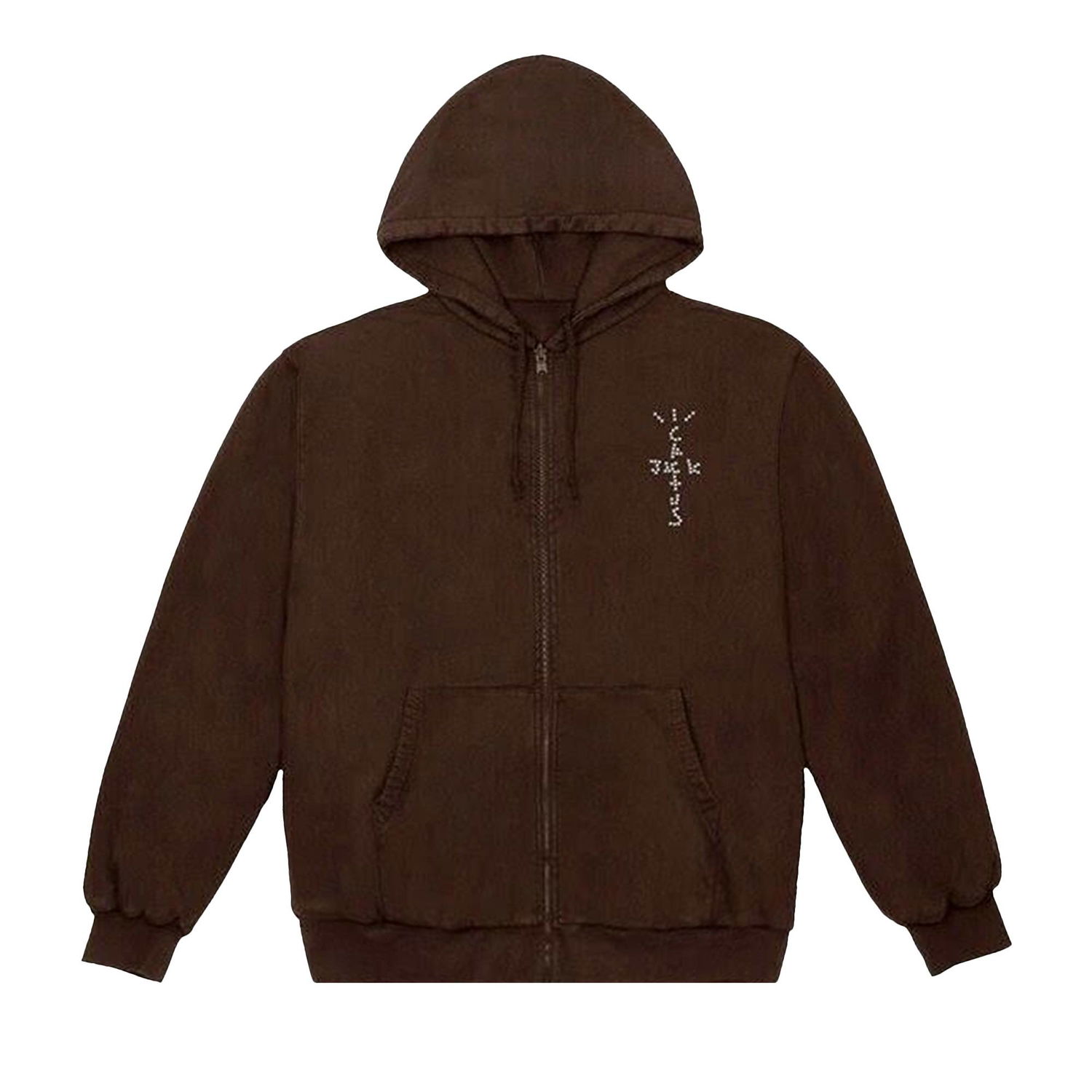Mikina Cactus Jack by Travis Scott YUP! Zip Hoodie Hnedá | CJMFHS09 BROW, 1
