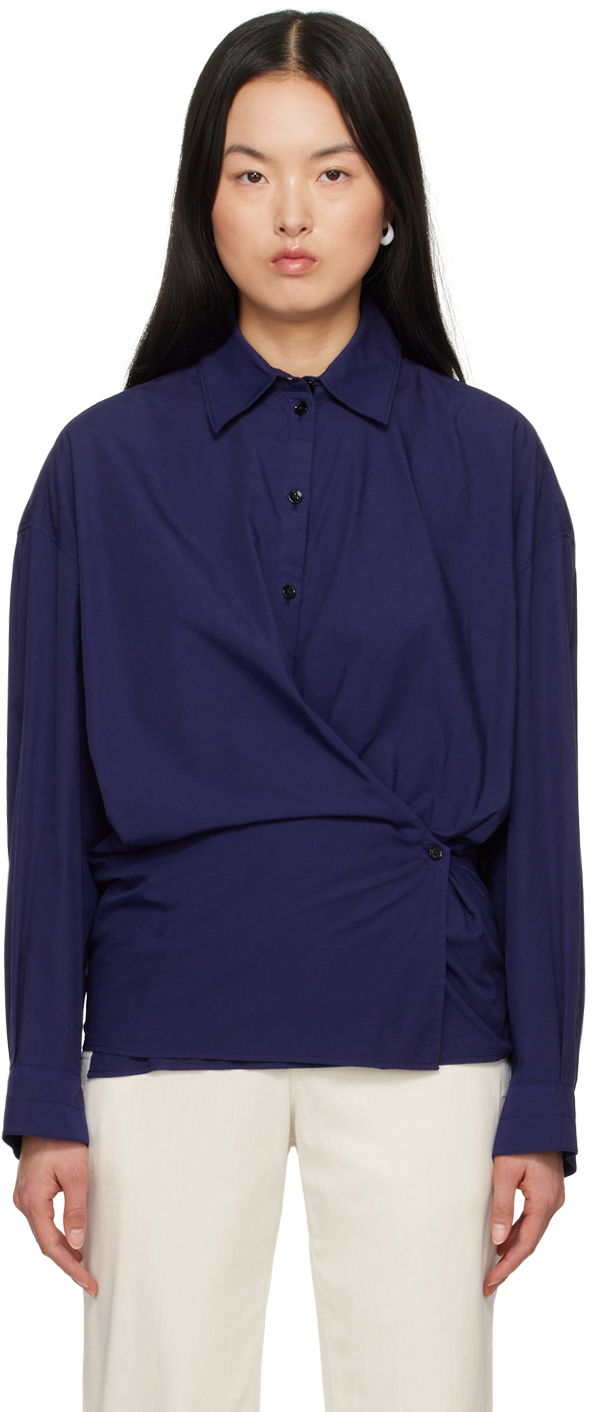 LEMAIRE Women's Twisted Button-Up Shirt