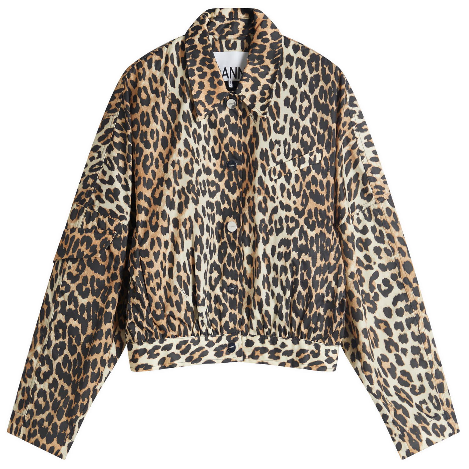 Bunda GANNI Ganni Duchesse Nylon Short Jacket Rôznofarebný | W0470, 0