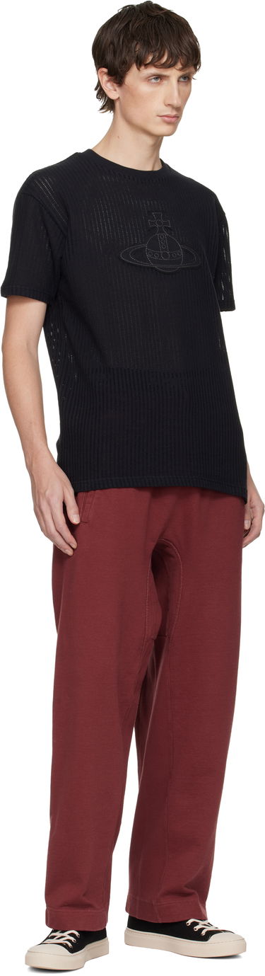 Tepláky Vivienne Westwood Ember Relaxed-Fit Drawstring Sweatpants Vínová | 3J010016-J00A4-, 3