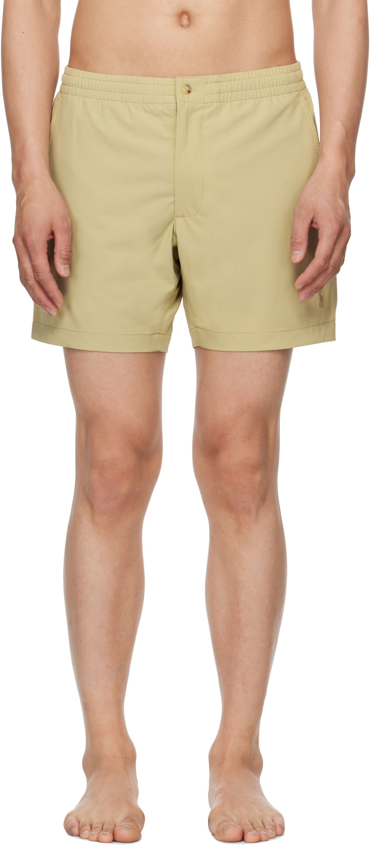 Plavky Polo by Ralph Lauren Polo Ralph Lauren 6-Inch Polo Prepster Swim Shorts Béžová | 710964194001, 0