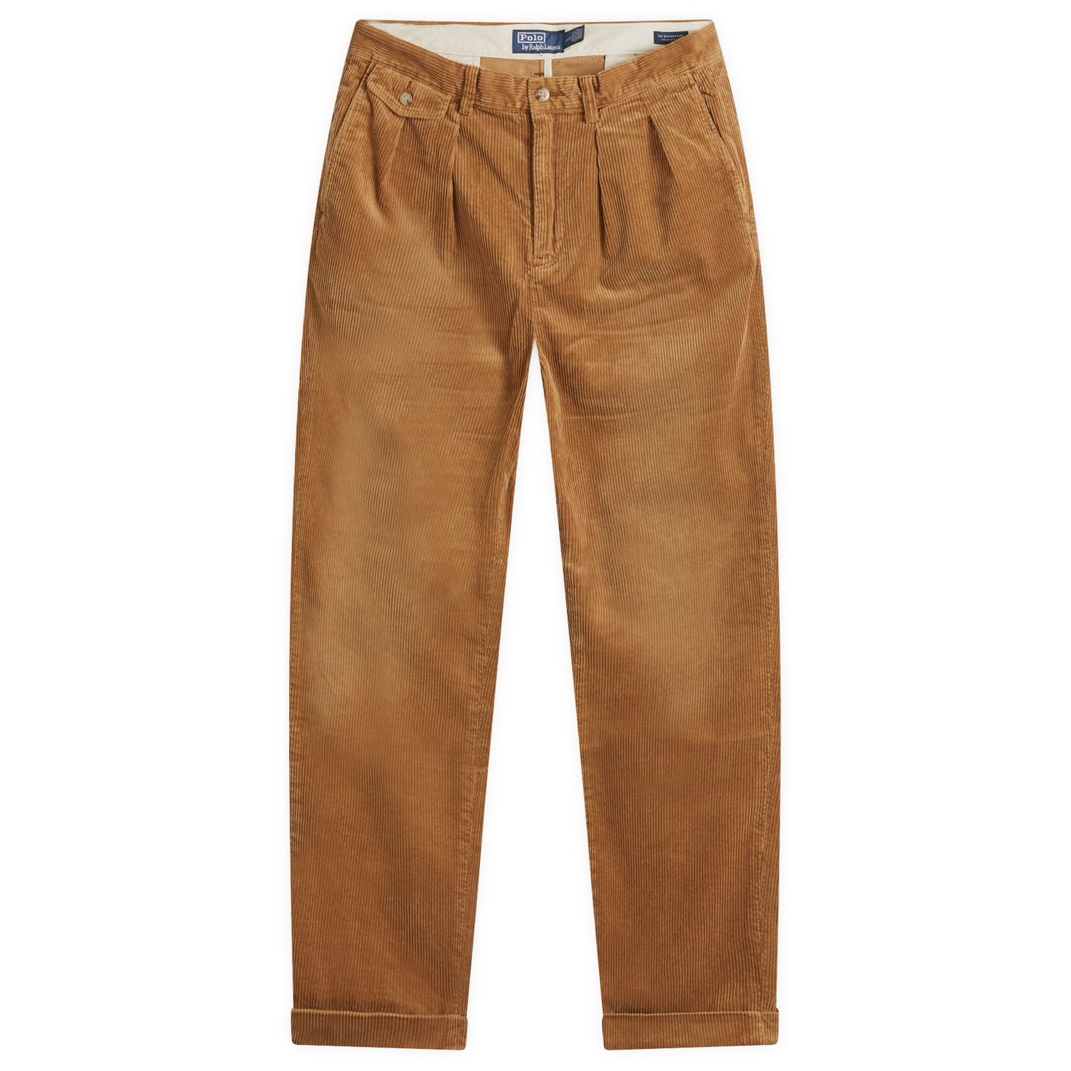 Nohavice Polo by Ralph Lauren Pleated Chino Trousers Hnedá | 710882543009, 0