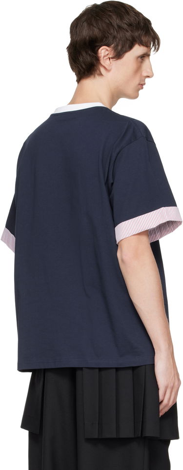 Tričko Charles Jeffrey Loverboy Charles Jeffrey LOVERBOY Turn Up Lobster Print T-shirt Navy | 052080502, 2