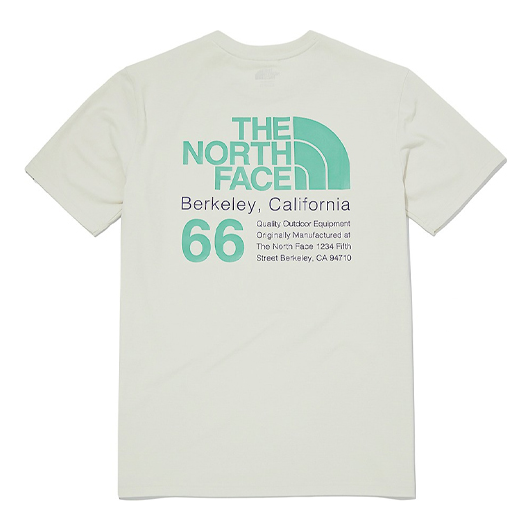 Tričko The North Face T-Shirt 'Berkeley, California' Print Biela | NT7UM05L