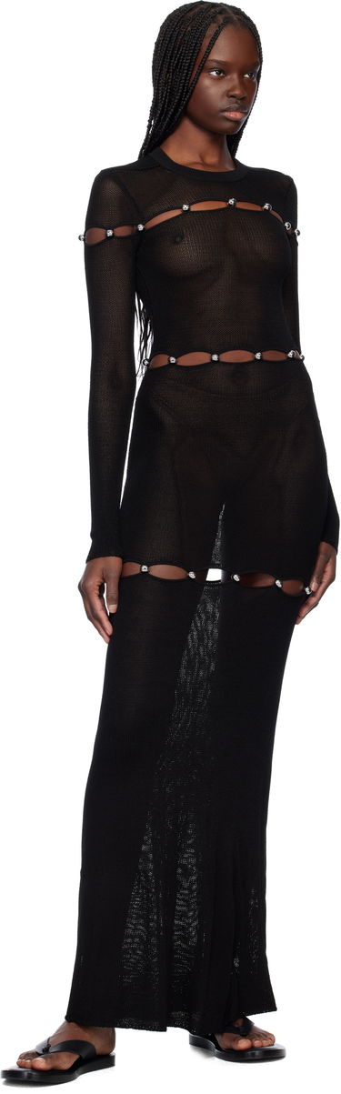 Šaty ISABEL MARANT Isabel Marant Elmire Maxi Dress Čierna | RO0810FA-C2L01I, 3