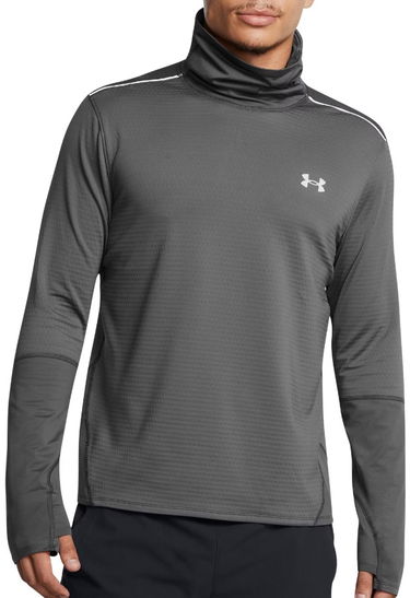 Tričko Under Armour Funnel Neck Running Shirt Šedá | 1387794-025, 0