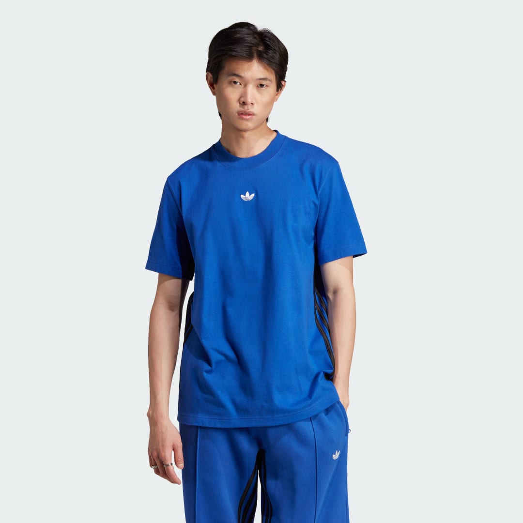 Tričko adidas Performance 3-Stripes Blue T-Shirt Modrá | IM1850, 1