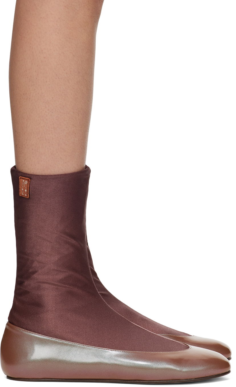 Oblečenie KIKO KOSTADINOV Kiko Kostadinov Proxima Short Ballerina Flats Hnedá | KKWSS25FT03-163