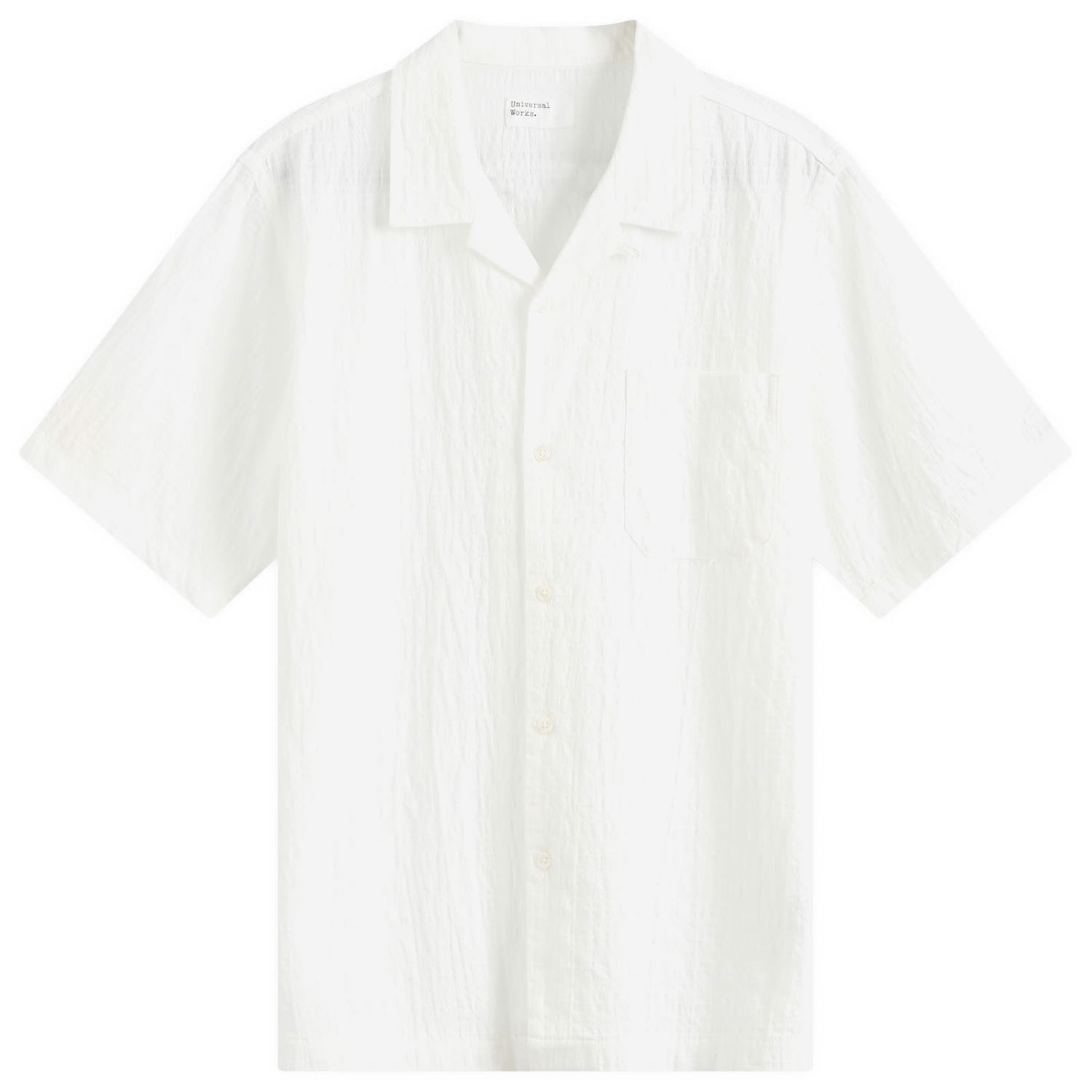 Košeľa Universal Works Universal Works Dolly Stripe Road Camp Shirt, Size X-Large Biela | P3071-ECR, 0