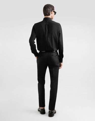 Košeľa Dolce & Gabbana Cotton Shirt With Patch Čierna | G5ML1ZGI757N0000, 2