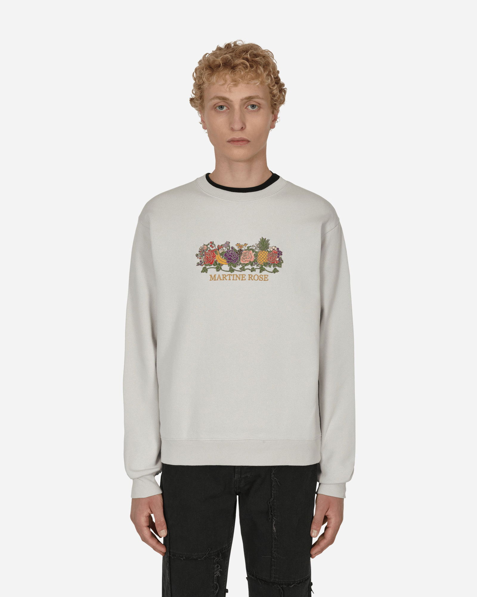 Classic Embroidered Crewneck Sweatshirt