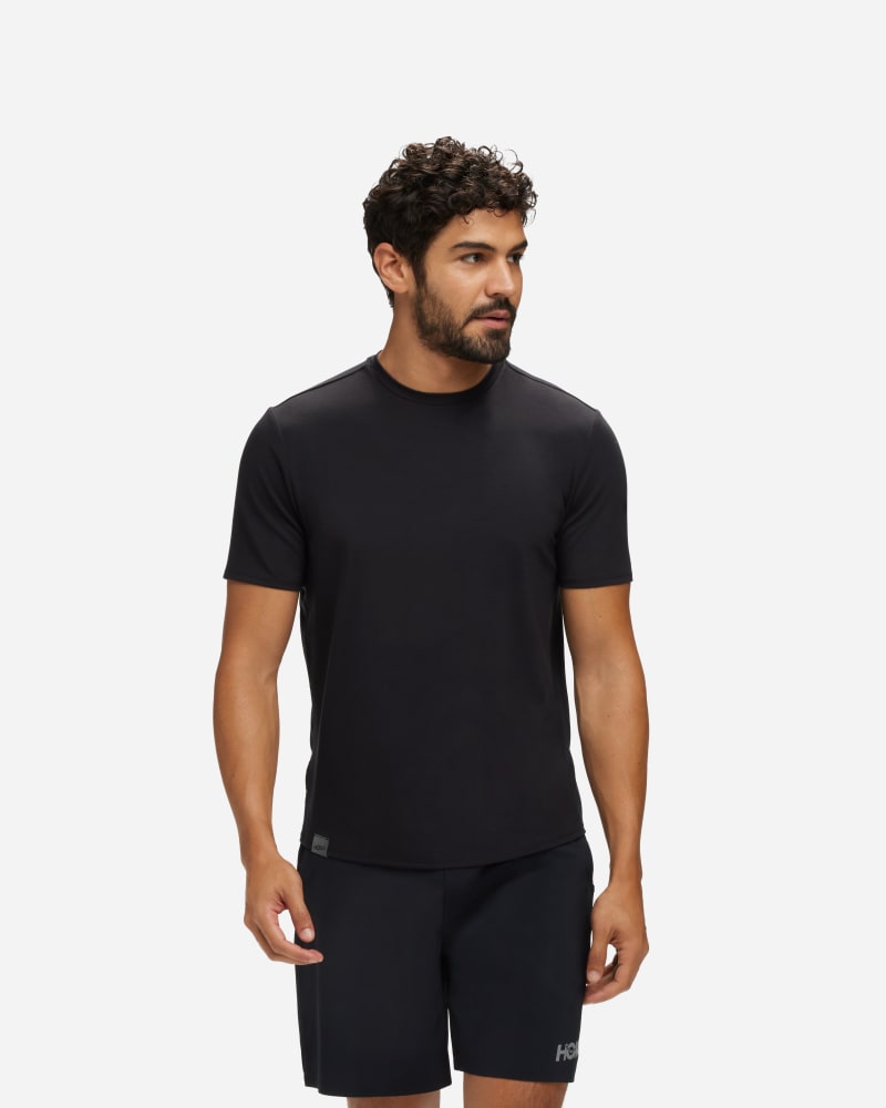 Tričko Hoka One One Essential T-Shirt Čierna | 1141757-BLK