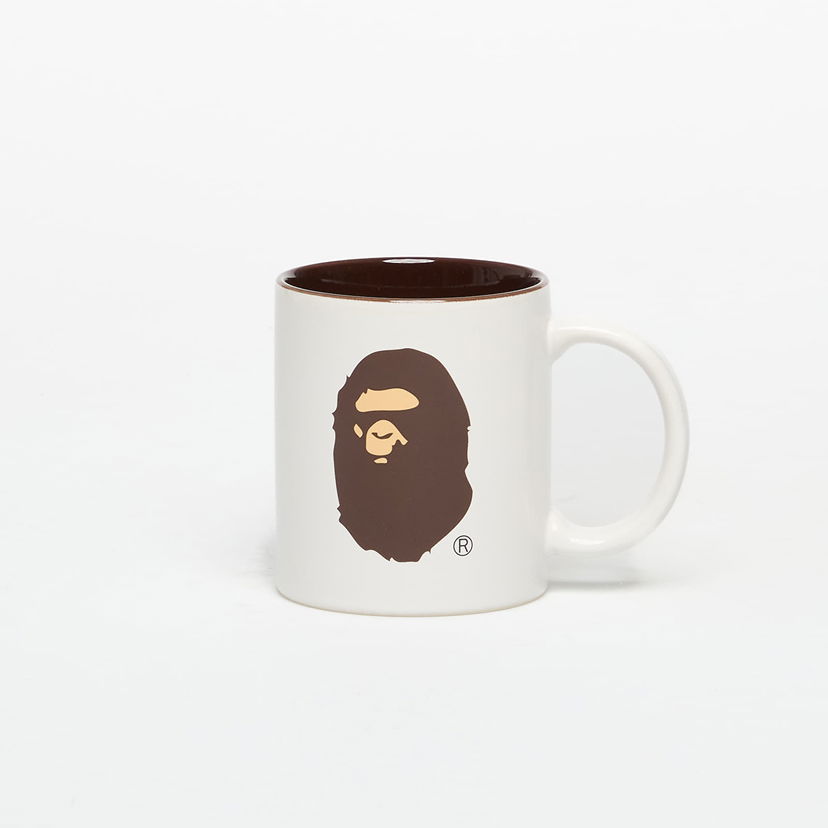 Zberateľské BAPE Bape Head Mug Biela | 001KAL801011MWHT