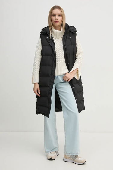Sveter Barbour Turtleneck Cable Knitted Sweater Biela | LKN1589, 1