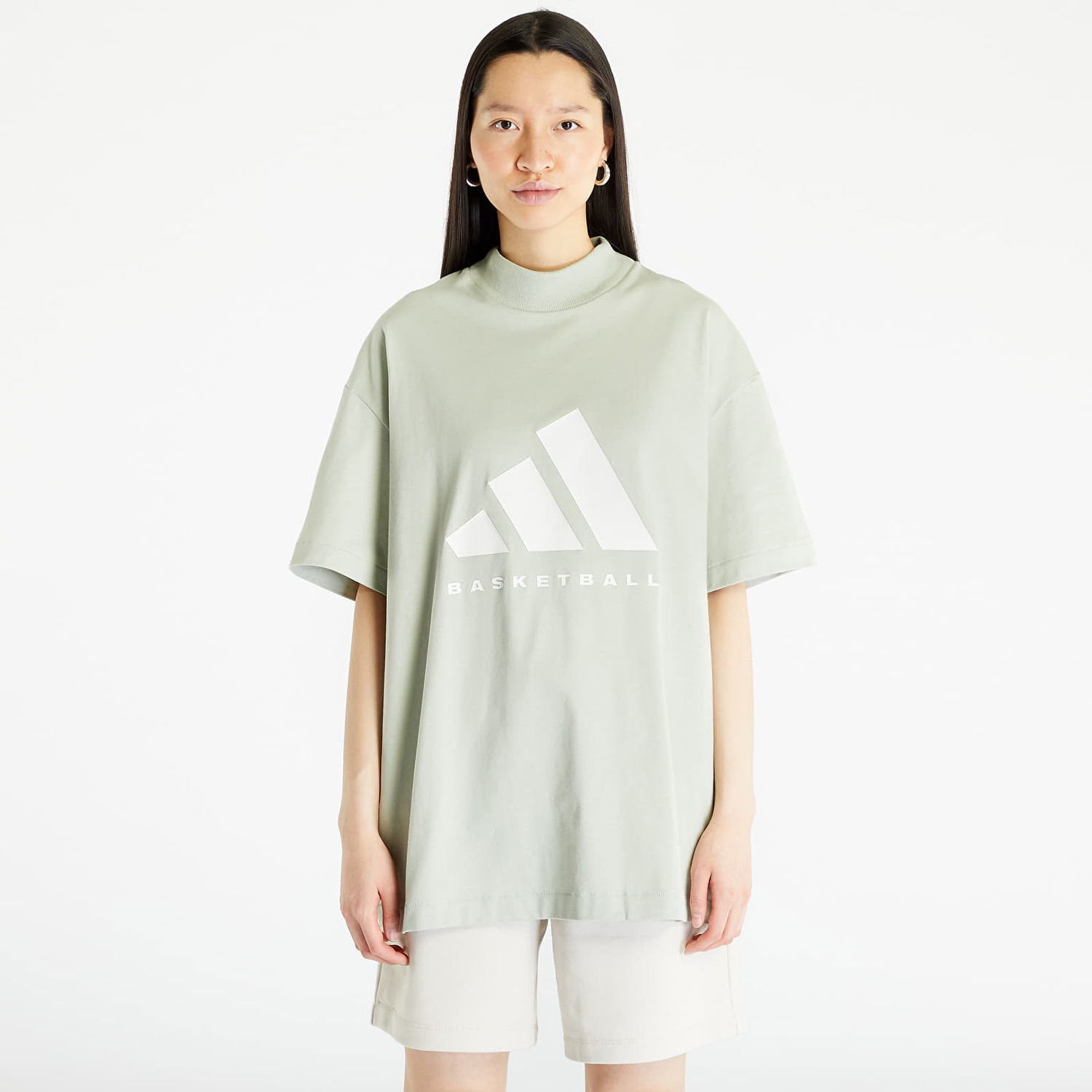 Tričko adidas Originals Basketball Tee UNISEX "Halo Green" Zelené | IA3446, 0
