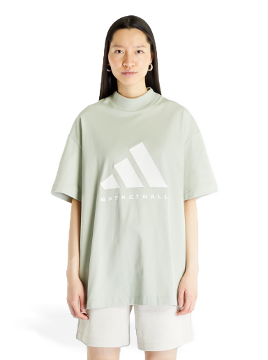 Tričko adidas Originals Basketball Tee UNISEX "Halo Green" Zelené | IA3446