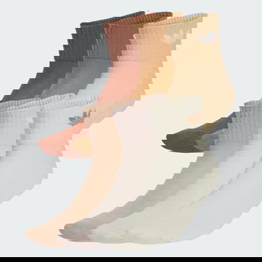 Ponožky adidas Performance Mid Ankle Socks - 6 Pairs Béžová | JV8601, 0