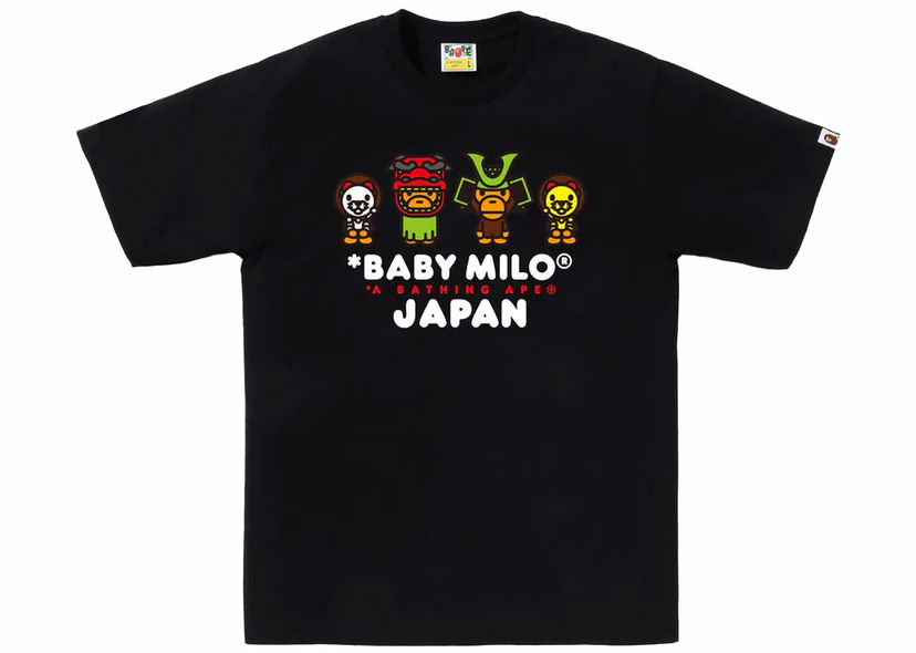 Tričko BAPE BAPE Baby Milo Japan Tee Black Čierna | 2J72-110-003