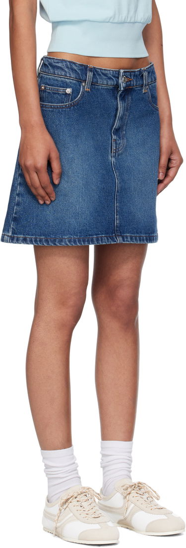 Sukňa A.P.C. A.P.C. Denim Miniskirt Modrá | COHJL-F06374, 1
