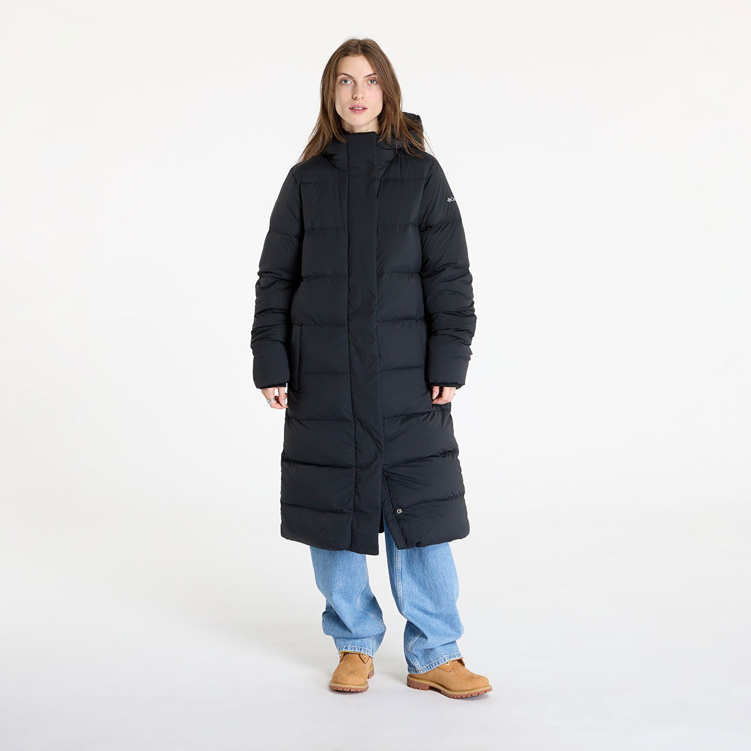 Prešívaná bunda Columbia Bunda Boundless Days Long Down Jacket Čierna | 2085144010, 0