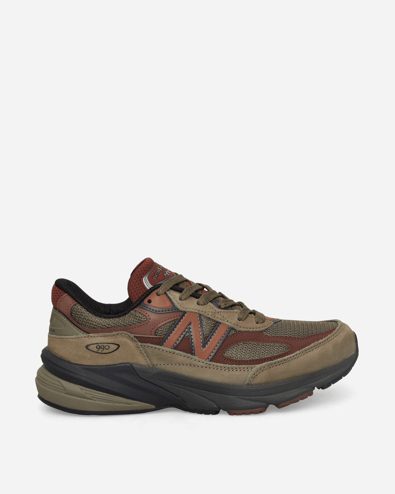 Tenisky a topánky New Balance 990v6 MiUSA "Dark Camo Rich Oak Sel" Hnedá | U990CA6, 1