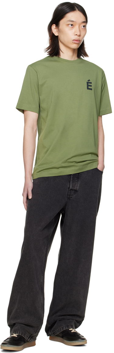 Tričko Études Wonder Patch T-Shirt Zelené | E24MM104A00733, 3