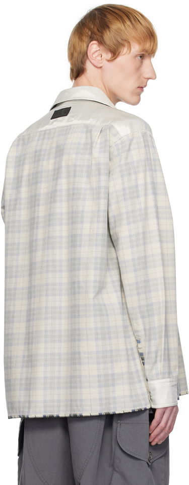 Košeľa Maison Margiela MM6 Maison Margiela Checkered Placket Shirt Biela | SH2DT0016 M35444, 2