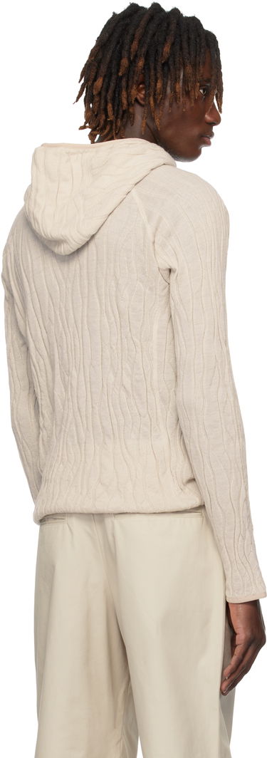 Mikina HELIOT EMIL HELIOT EMIL Sortsol Knit Hoodie Béžová | PRESS25_M_07_070_ST18, 2